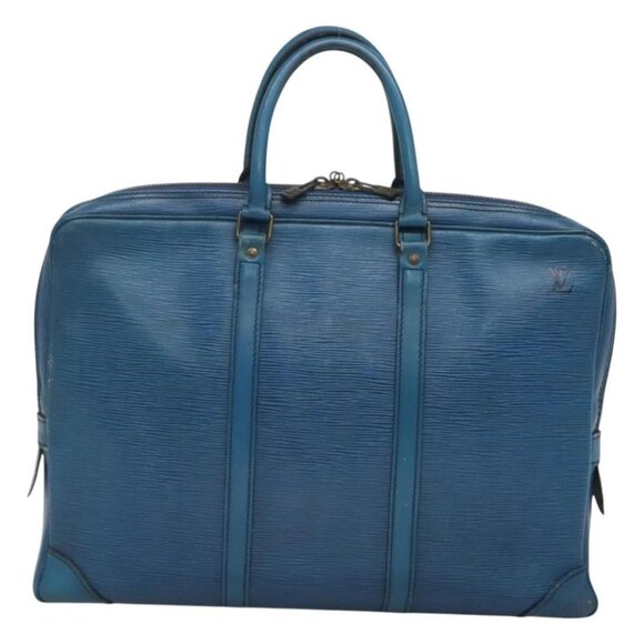 LOUIS VUITTON Epi Porte Documents Voyage Business Bag Blue - Picture 2 of 16